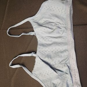 Victoria's Secret Soft Blue Lace Bralette
